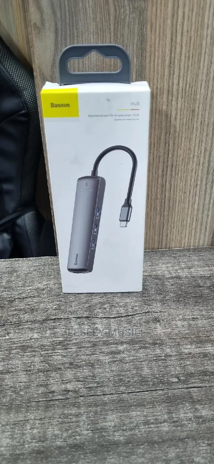 Baseus Mechanical Eye 6 in 1 Smart HUB ( Ethernet Port)