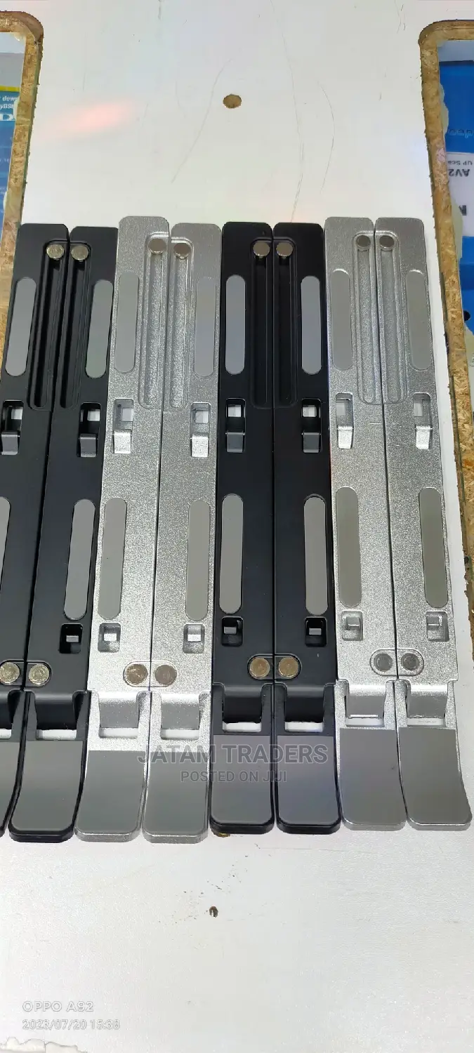 Black and Silver Colours Laptop Stands
