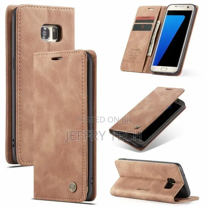 Samsung Galaxy S6 Edge Flip Case With Magnetic Closure