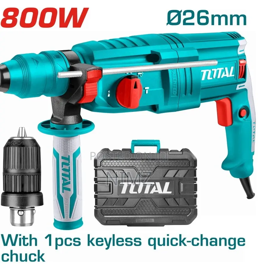 Total TH308268-2 Rotary Hammer Input Power:800W