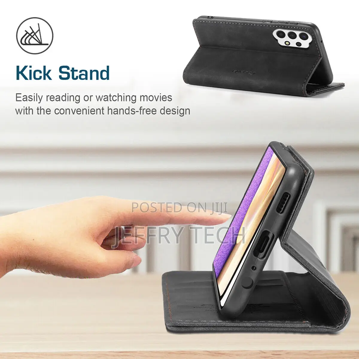 For Samsung Galaxy A12 A72 A52 A32 A71 5G Magnetic Flip Case
