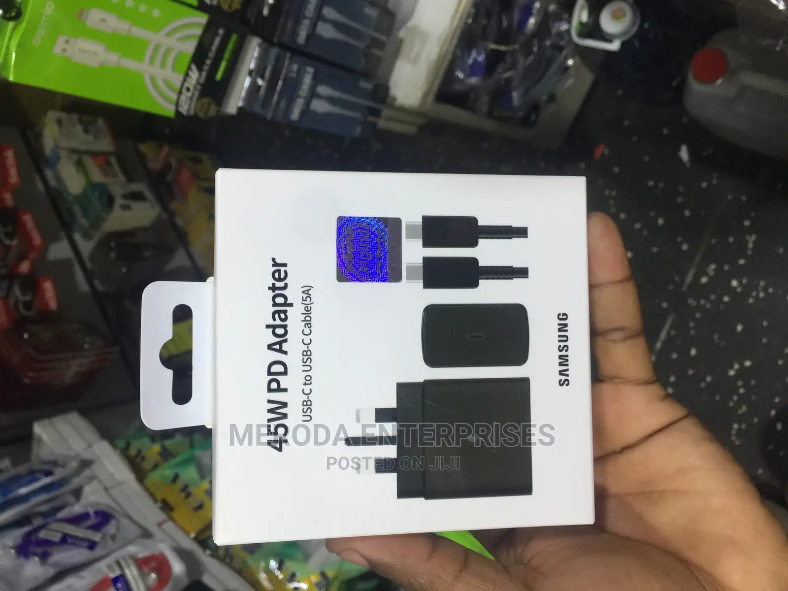 Samsung 45W Original Type C to C Black Charger