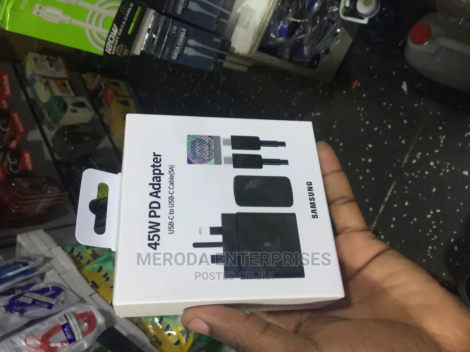 Samsung 45W Original Type C to C Black Charger