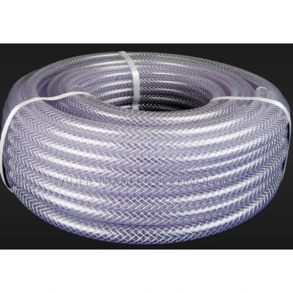 PVC Braided Water Hose, Green Size: 3/4" X 50 MTS