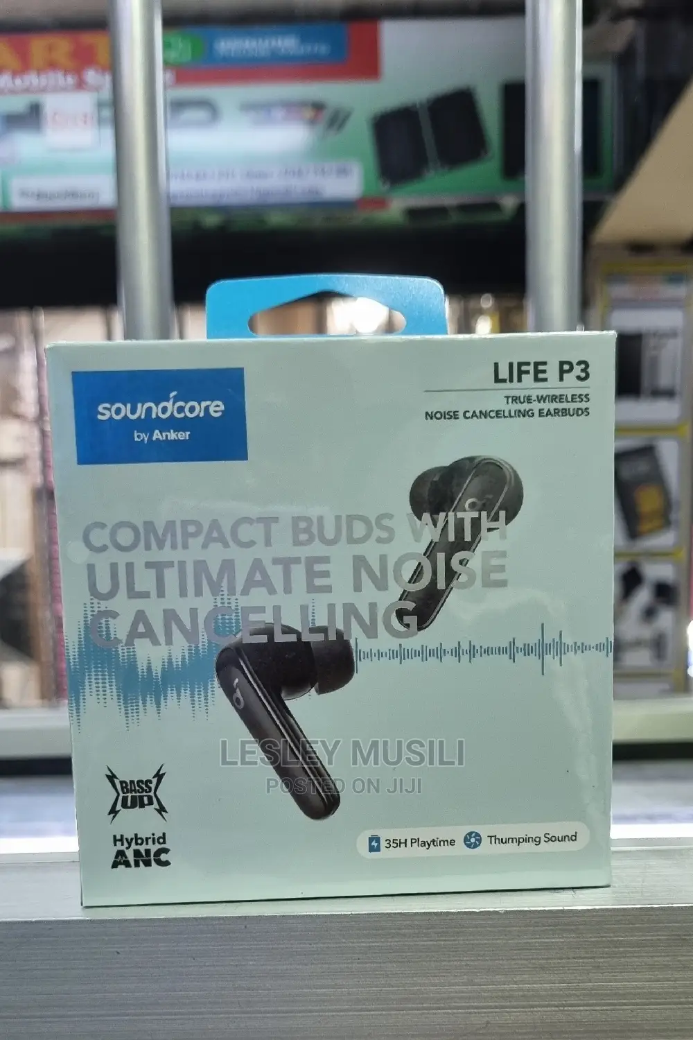 Soundcore by Anker Life P3 Noise Cancelling Earbuds (Black)