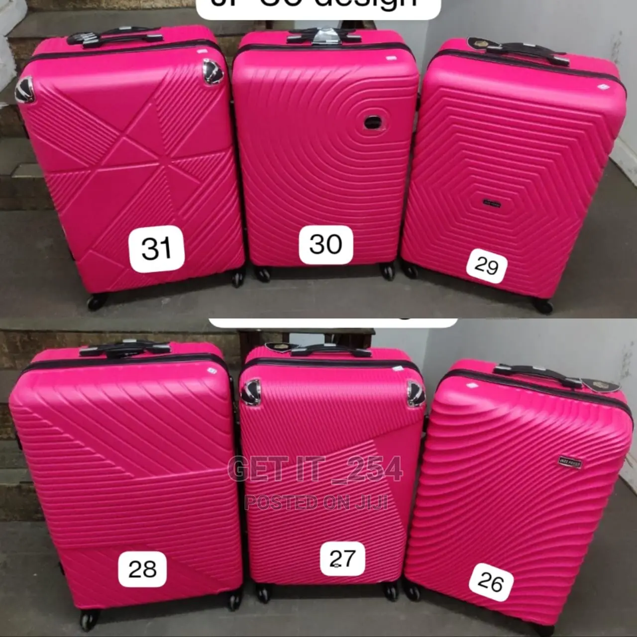 Different Sizes of Suitcase