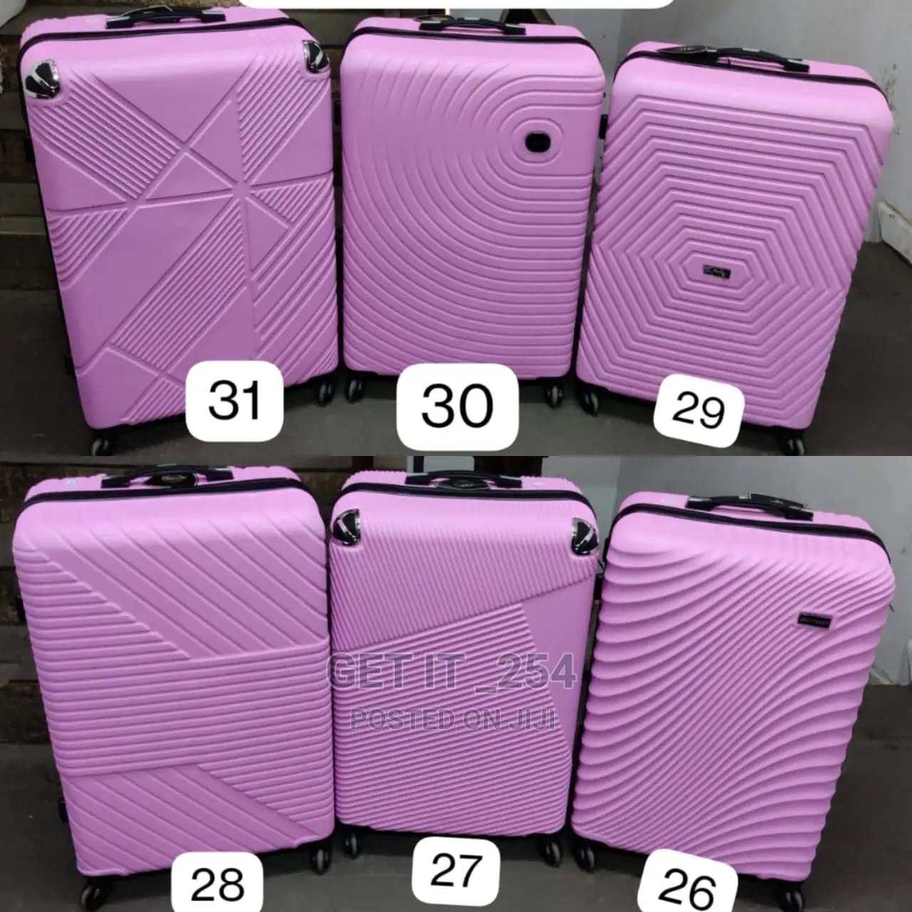 Different Sizes of Suitcase