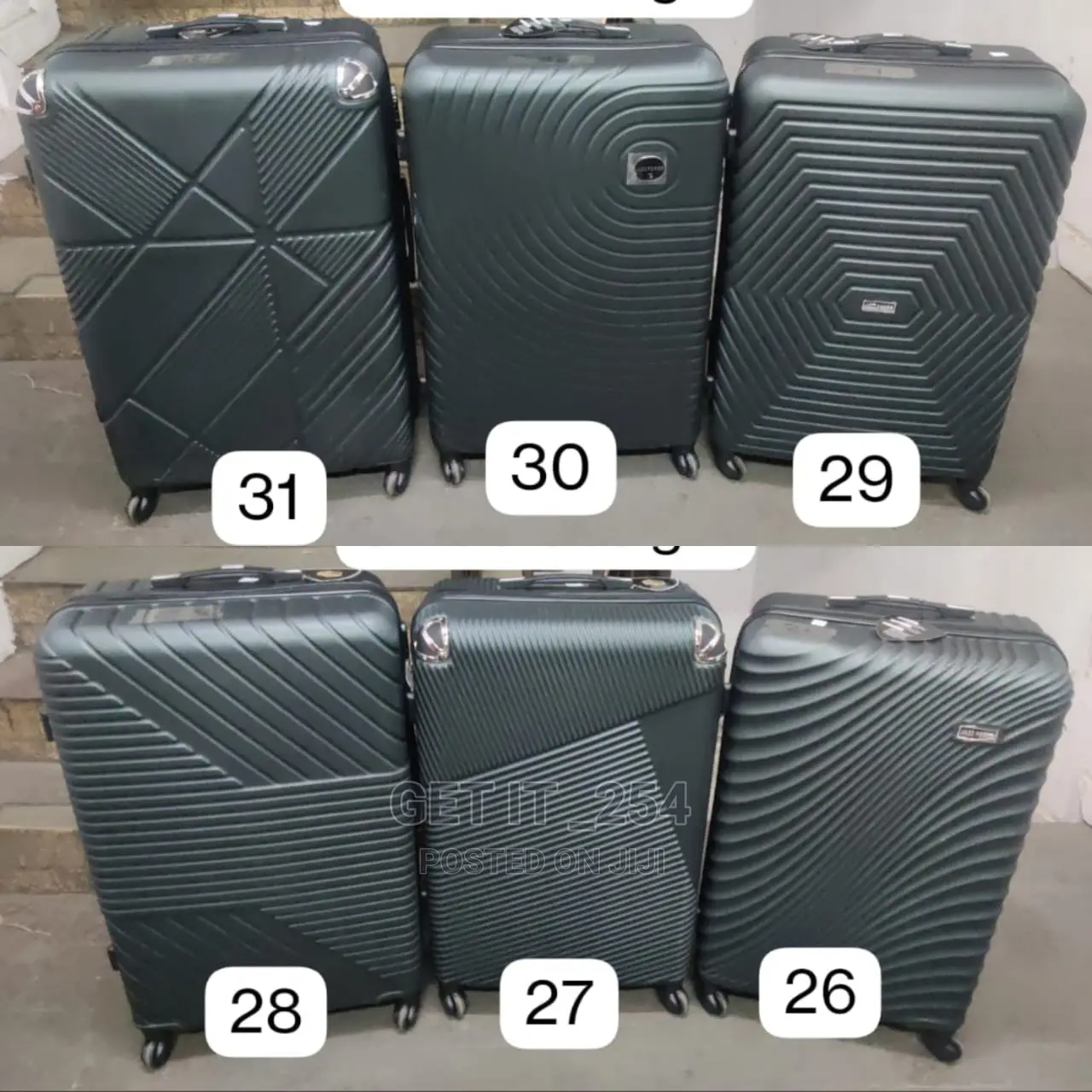 Different Sizes of Suitcase