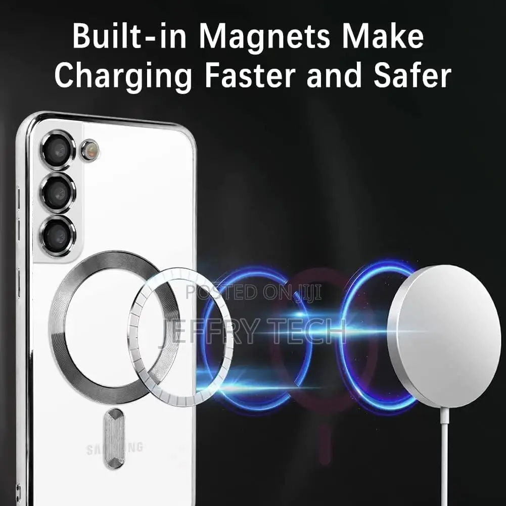 Magnetic Clear Case for Samsung Galaxy S23 With Camera Lens