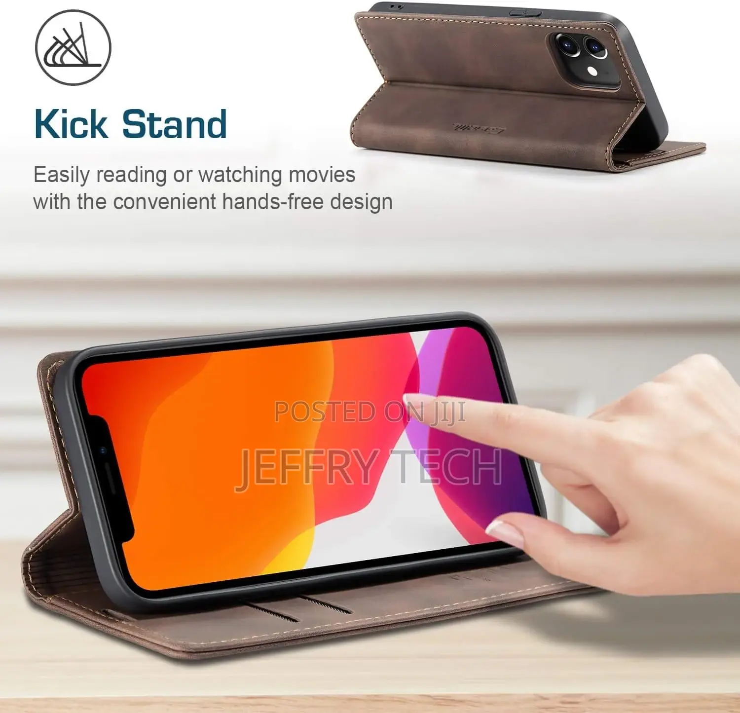 Leather Case Compatible With iPhone 12 Pro Max Case Wallet,