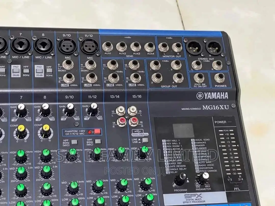 MG 16XU Mixing Console Yamaha