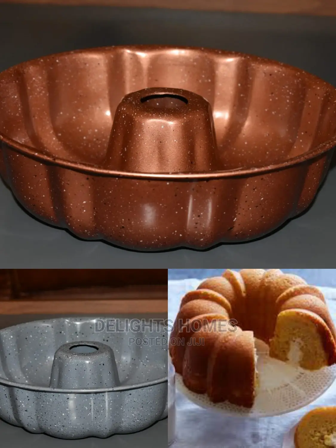 Bundt Nonstick Granite Baking Tin