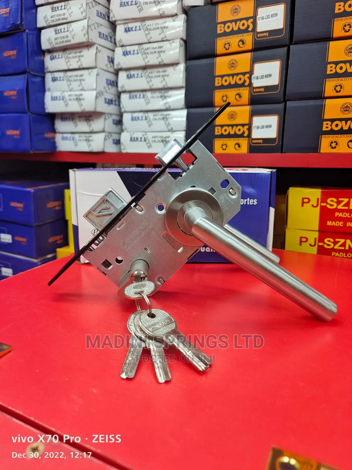 Steel/Metallic Grill Door Locks