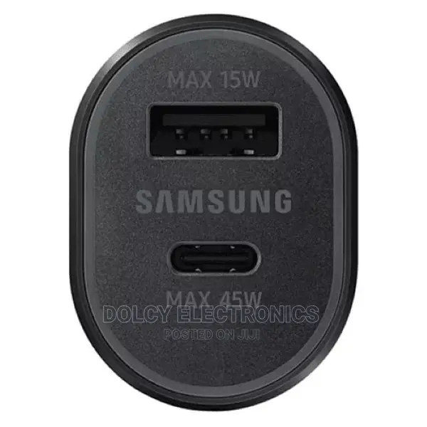 Samsung Super Fast Dual Car Charger (45W+15W) With Type-C