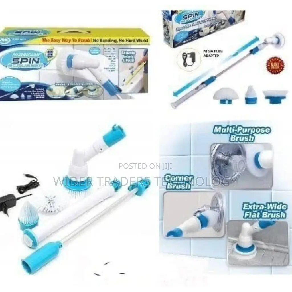 Electric Rechargeable 3
Heads Spin Brush
