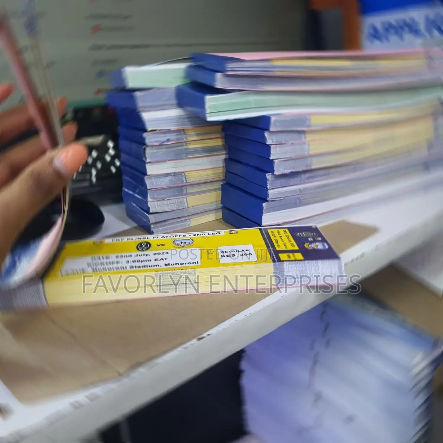 Ticket Books Printing and Designing