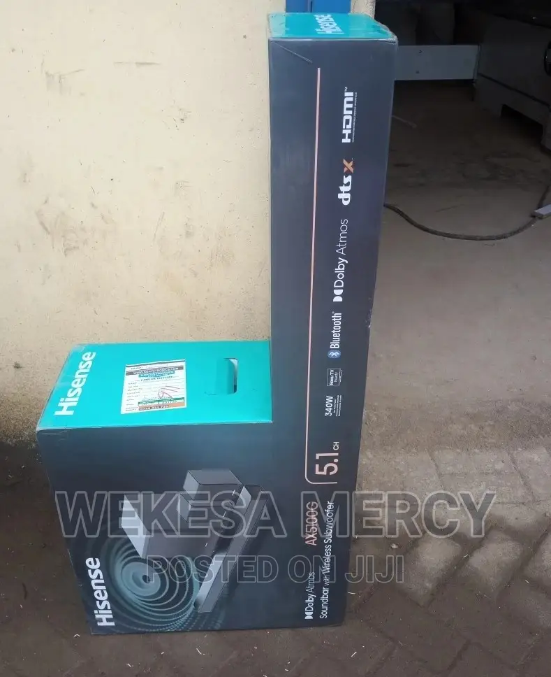 Hisense Ax5100g 5.1 Channel 340w Dobly Atmos Soundbar