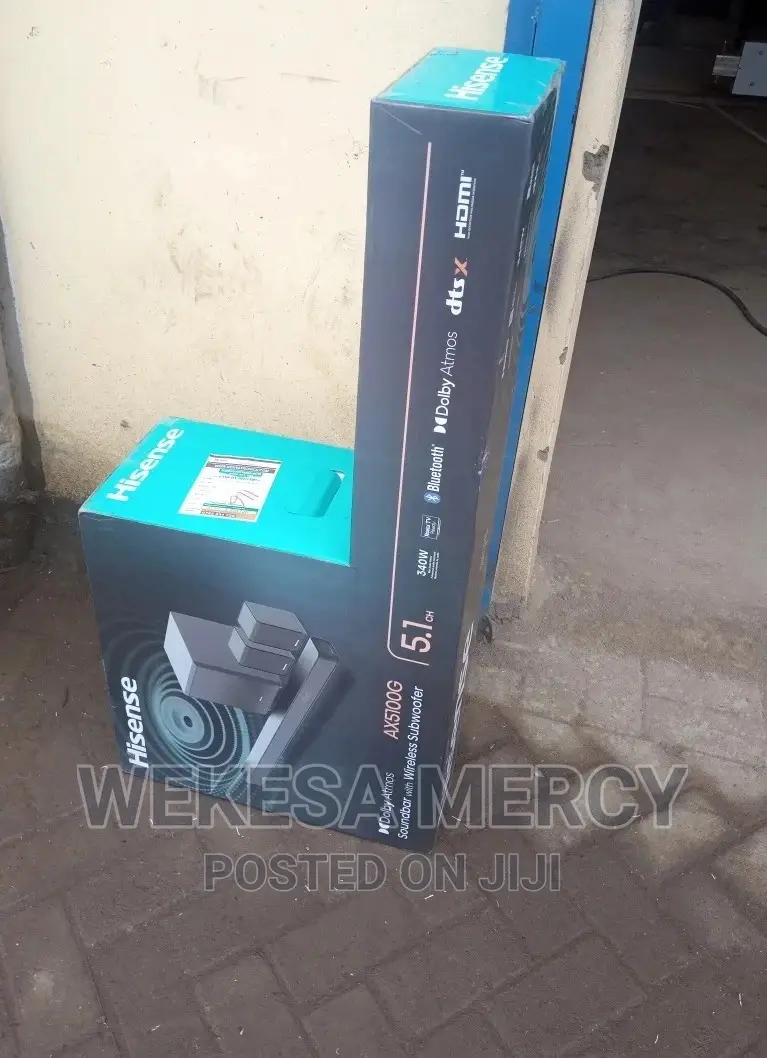 Hisense Ax5100g 5.1 Channel 340w Dobly Atmos Soundbar