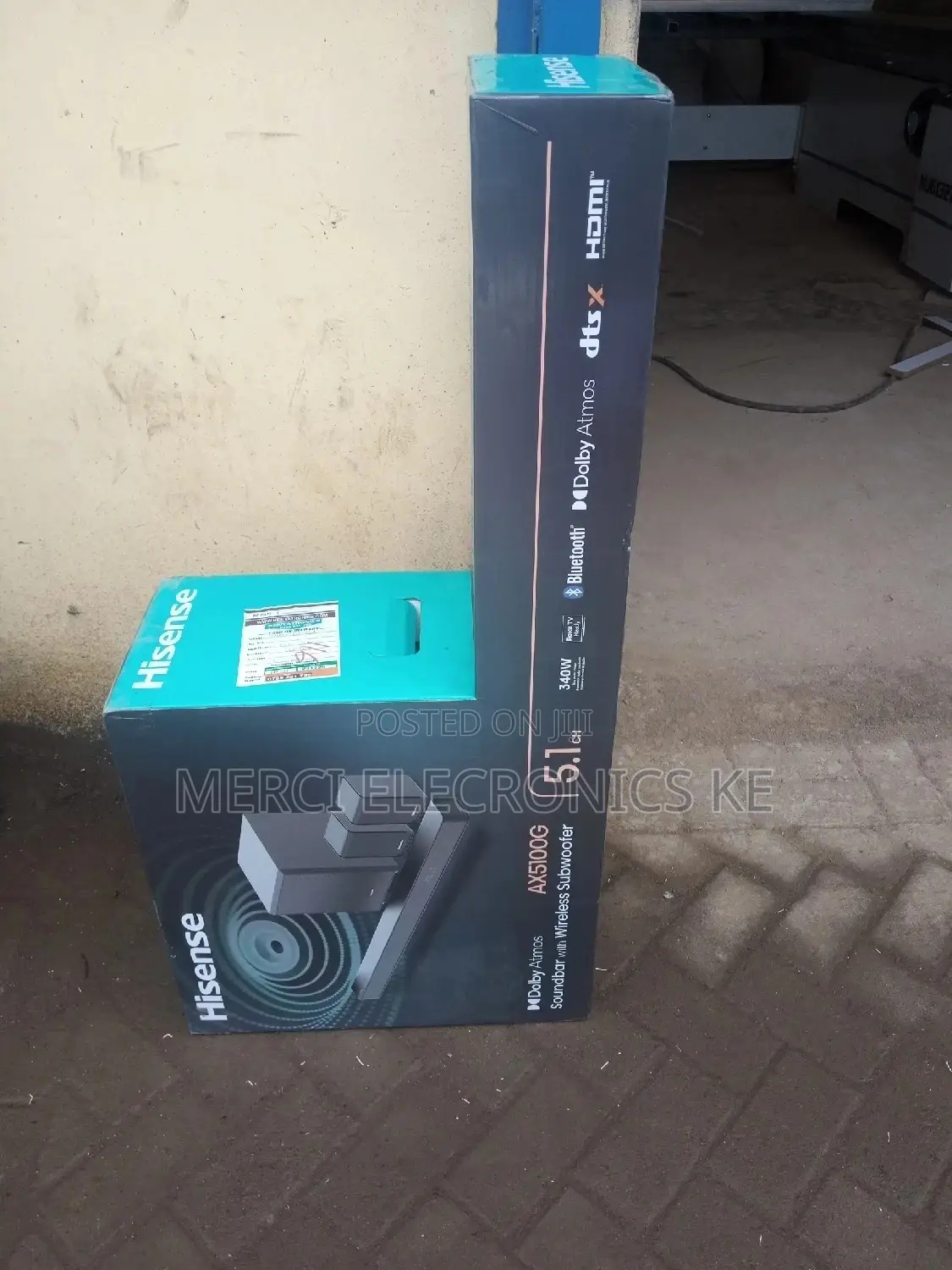 Hisense Ax5100g 5.1 Channel 340w Dobly Atmos Soundbar
