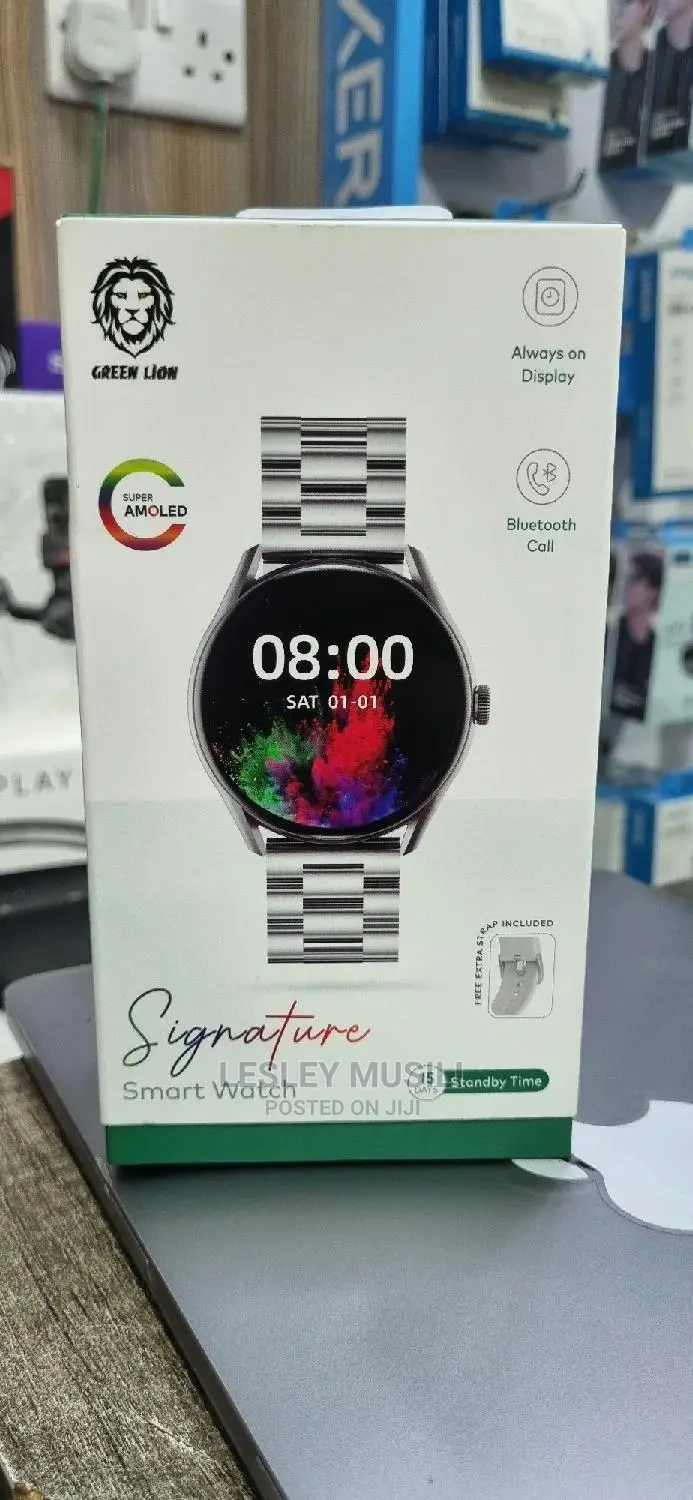 Green Lion Signature Smartwatch Silver