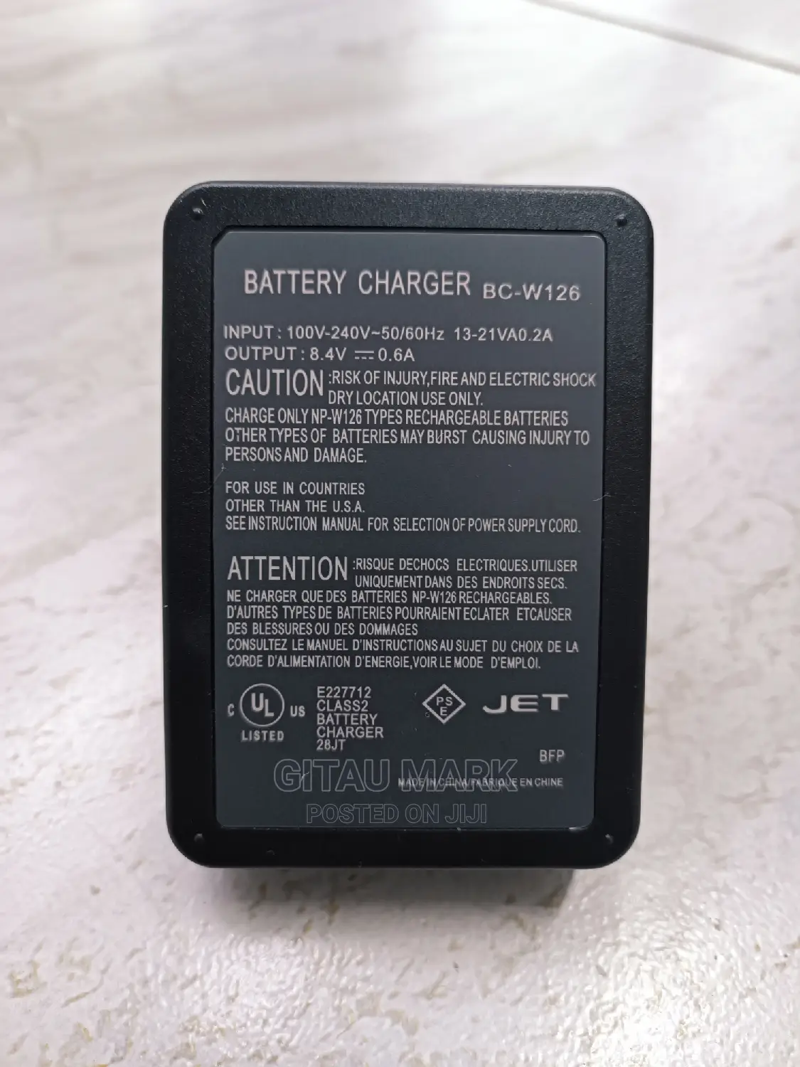 Fujifilm Bc-126 Charger for Np-126 Batteries
