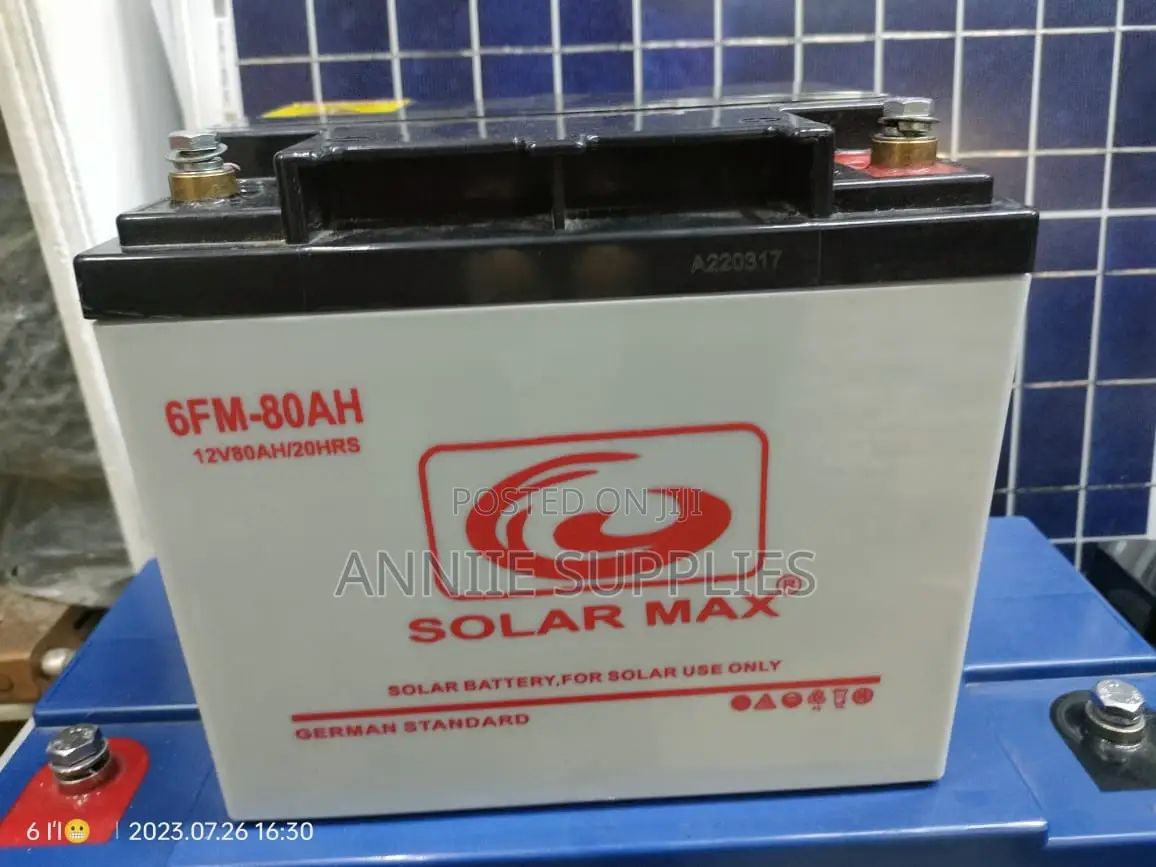 6fm 80ah Solar Battery