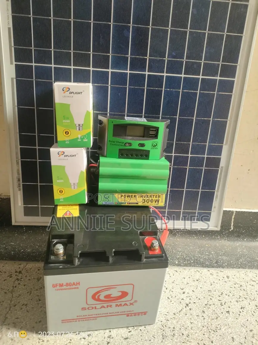 100watts Solar Full Kit