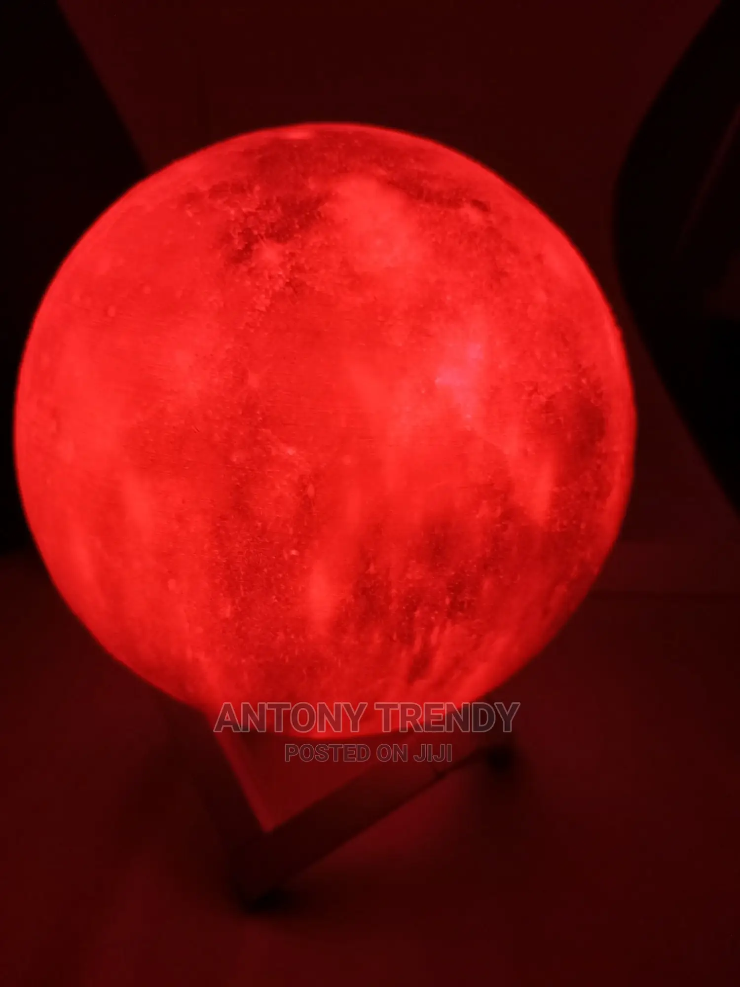 Moon Light With Wooden Stand, Remote Control