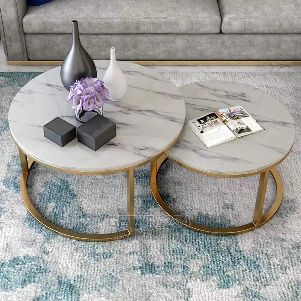 Real Marble Nesting Nordic Luxury Coffee Table