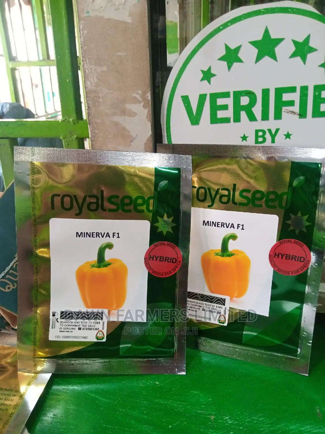 Yellow Pepper Minerva F1 100 Seed