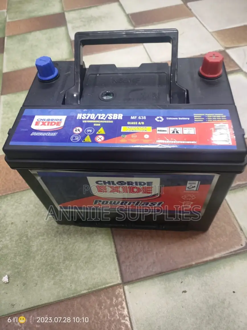 Chloride Exide Ns70ah Car Battery Mf