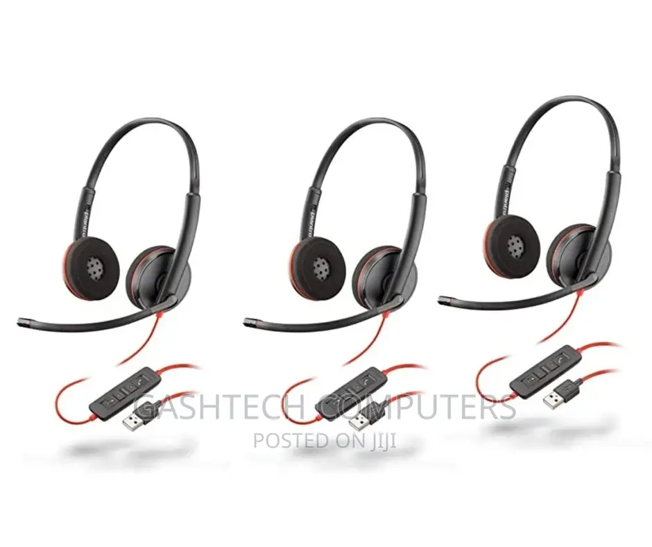 Plantronics Binaural Blackwire C3220 Usb Headset