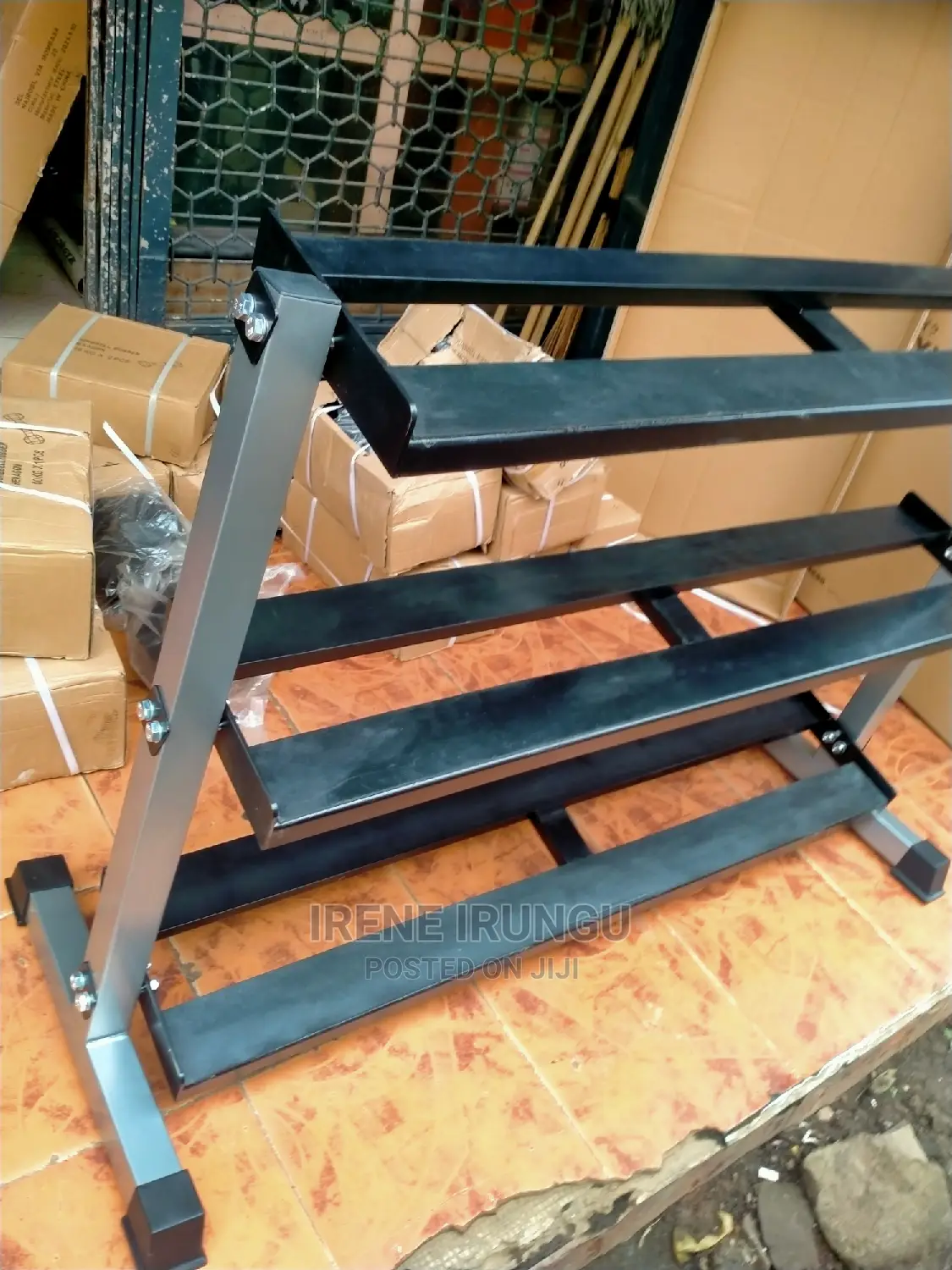Commercial , 3 Tier Dumbell Rack