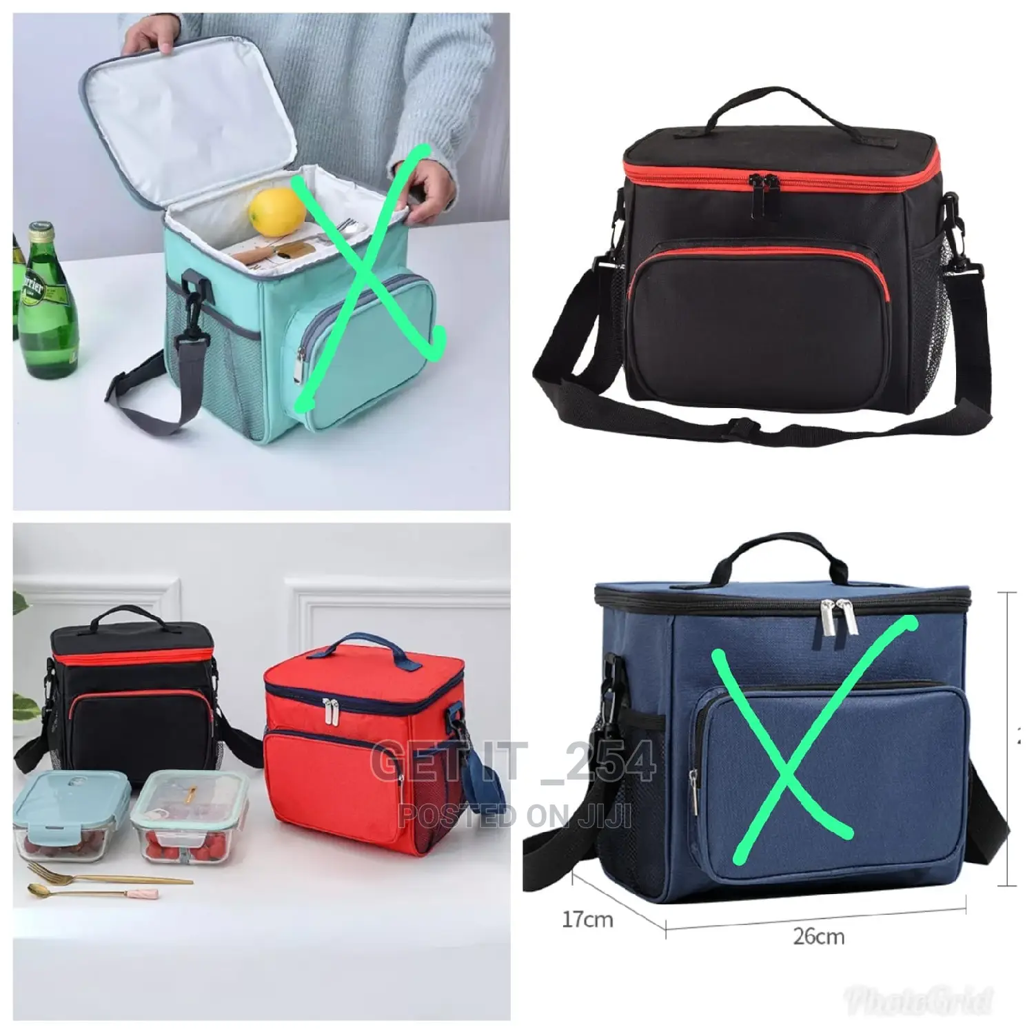 15liters Insulated Big Size Lunch Bags