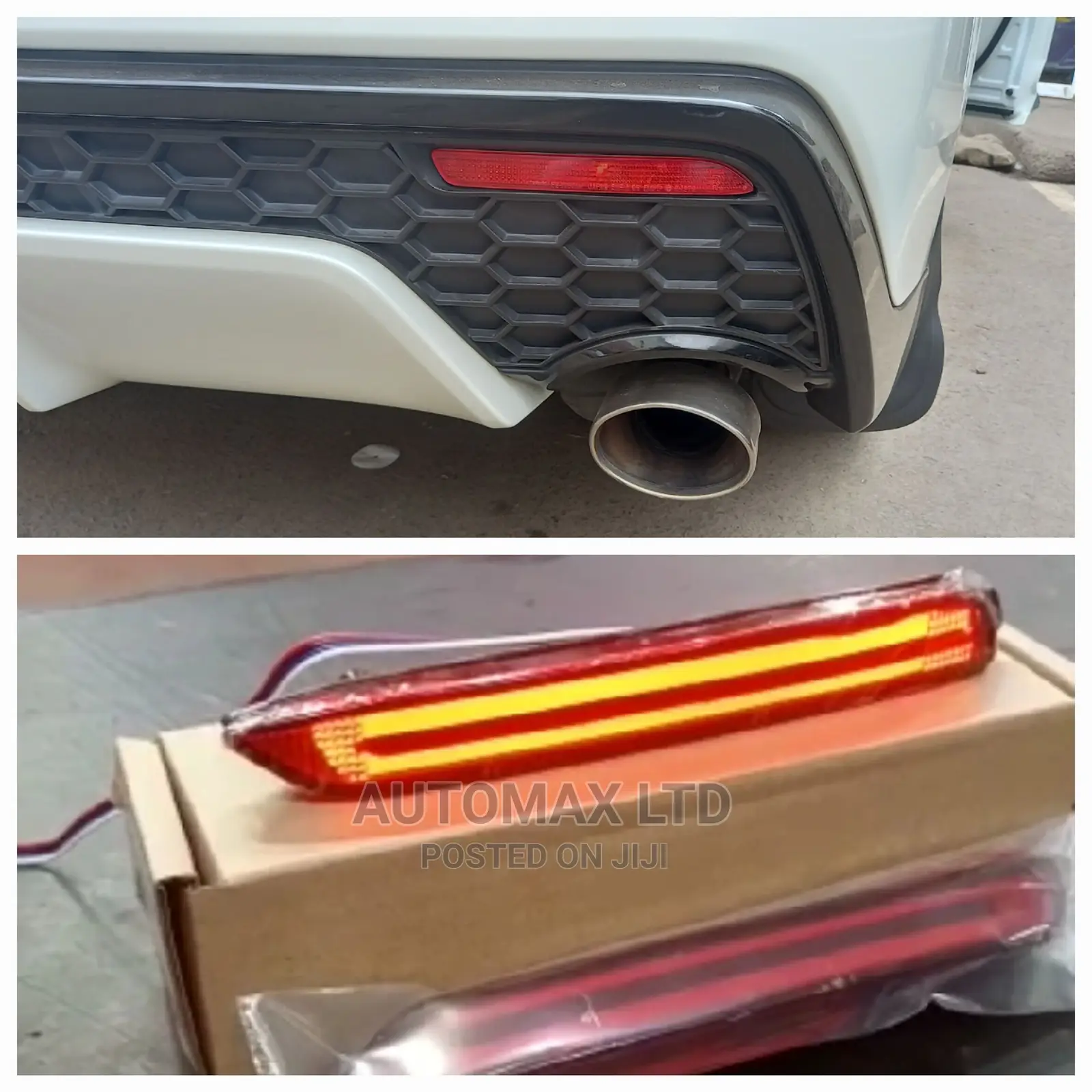 Toyota Harrier Gs/Gr, Functioning Rear Led Bumper Reflectors,