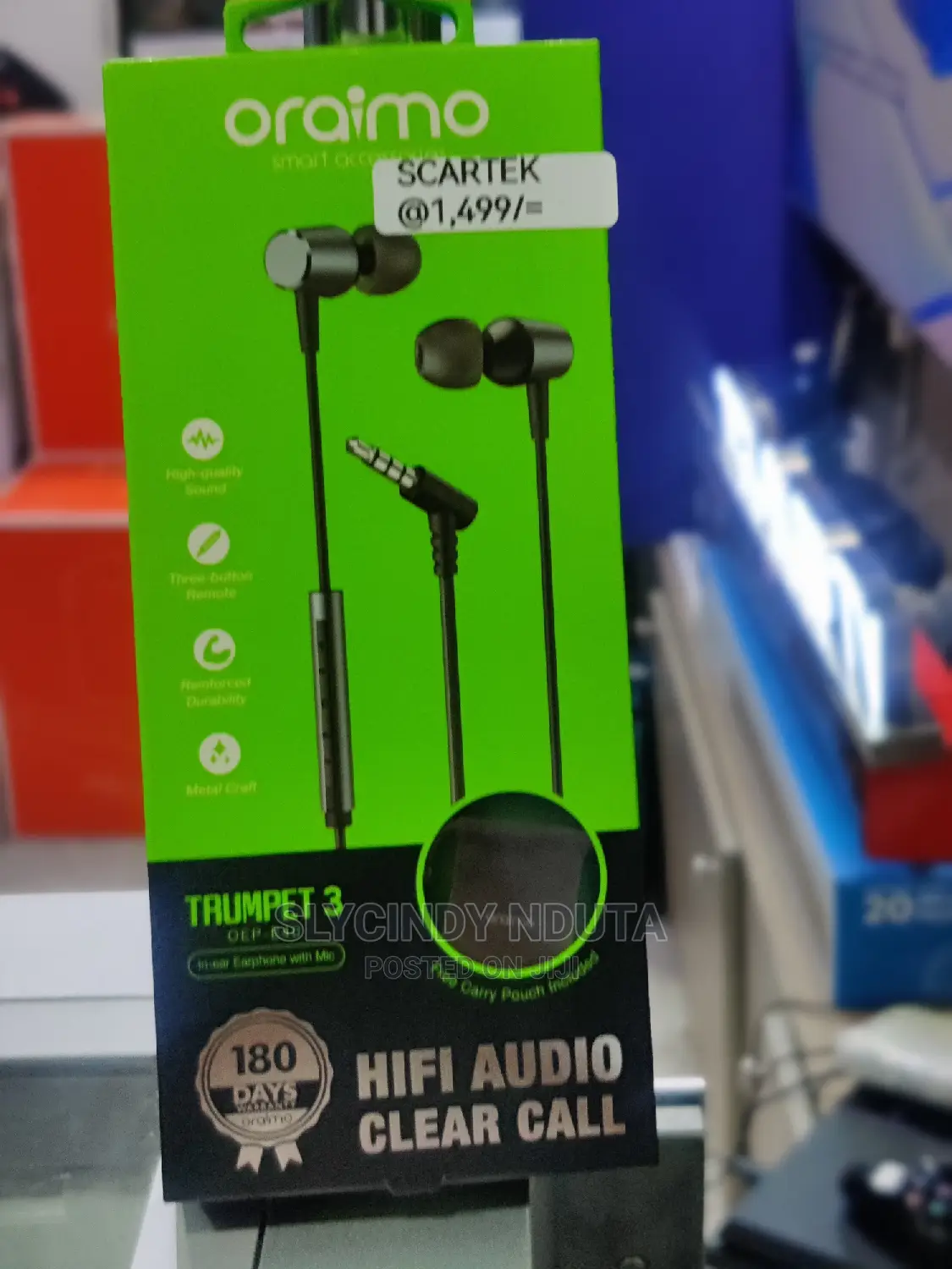 Oraimo Trumpet 3 Hifi Audio Clear Call