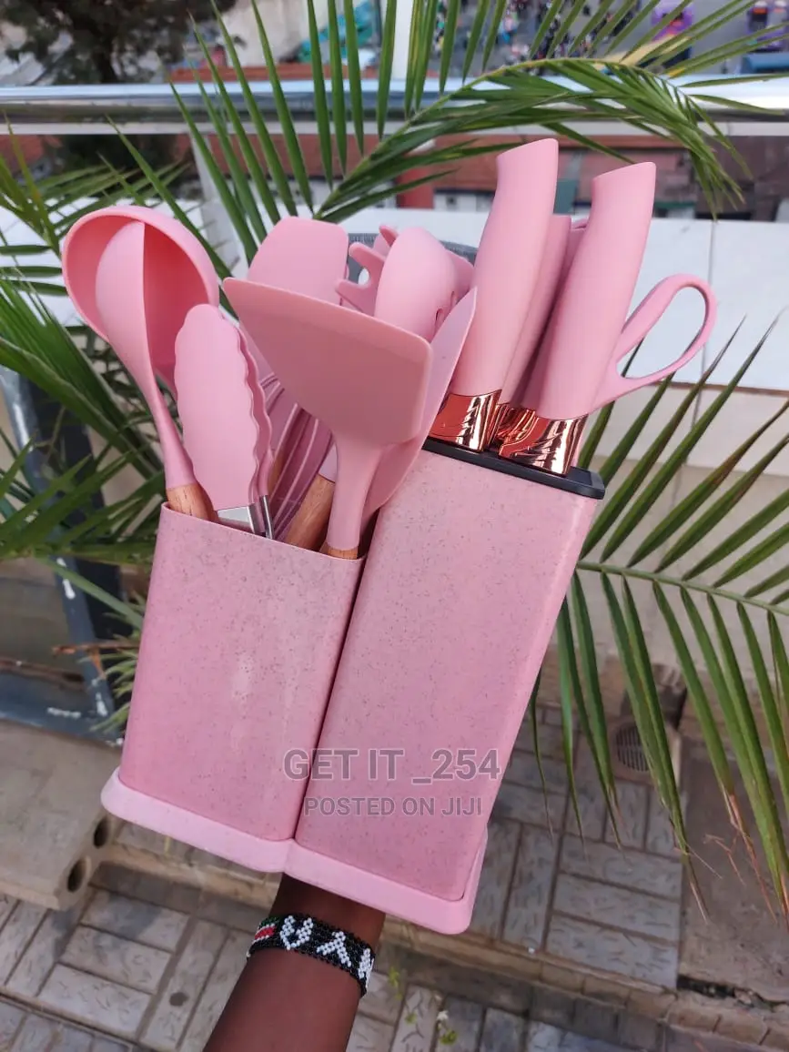19pc Kitchen Silicone Spoon Set