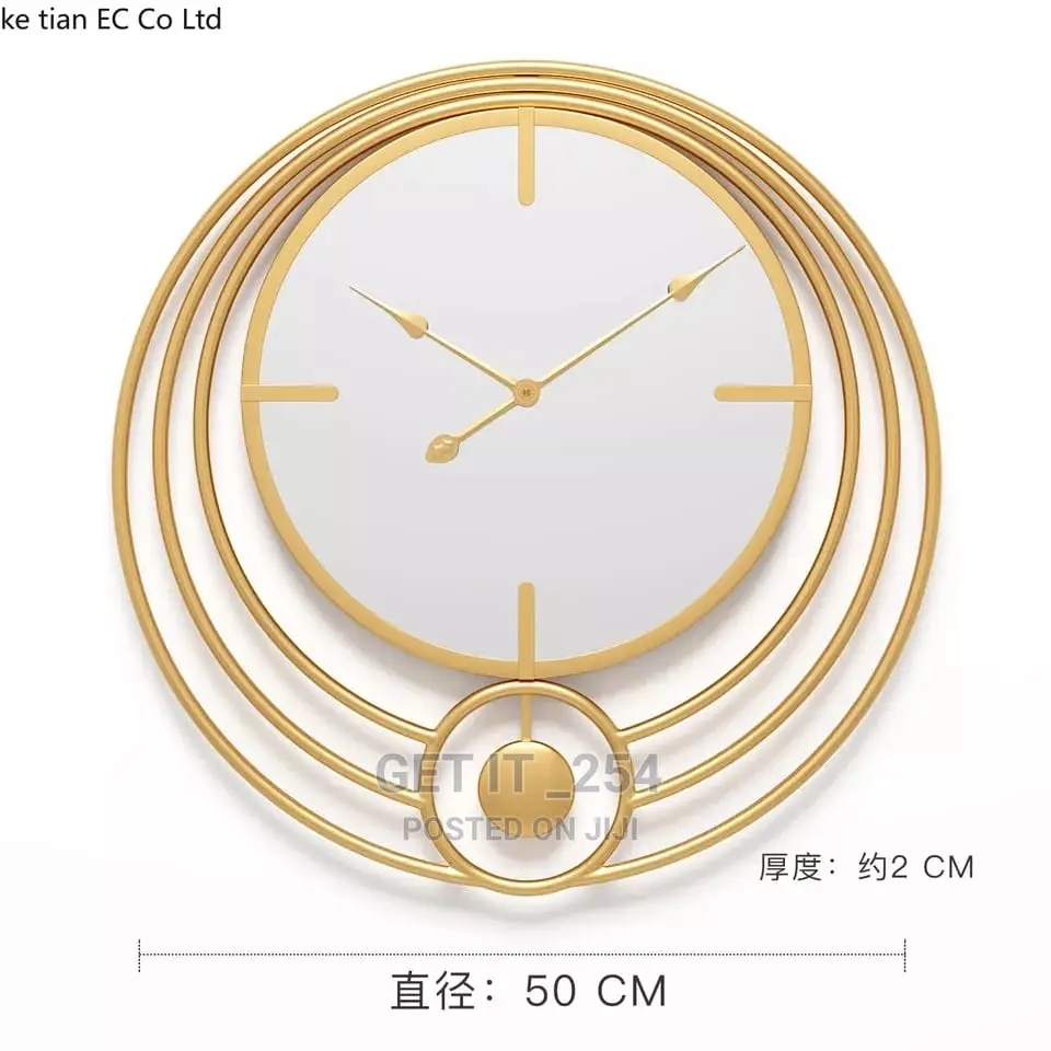 Decorative Tree Circular Mirror Wall Clock