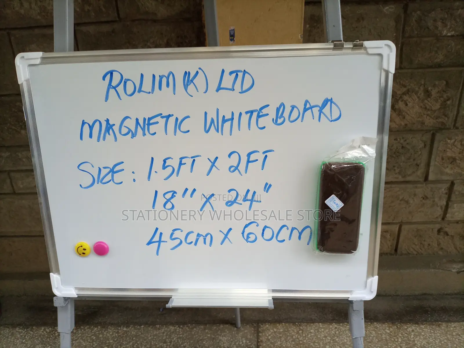 White Board for Schools 0.6m X 0.45m