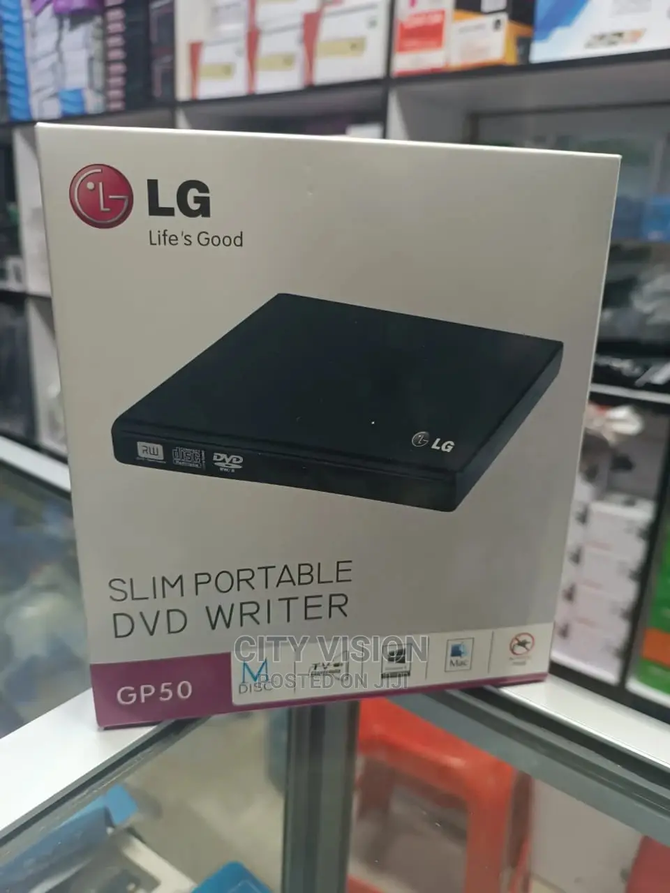 Slim Portable DVD Writer LG DVD Writer GP50