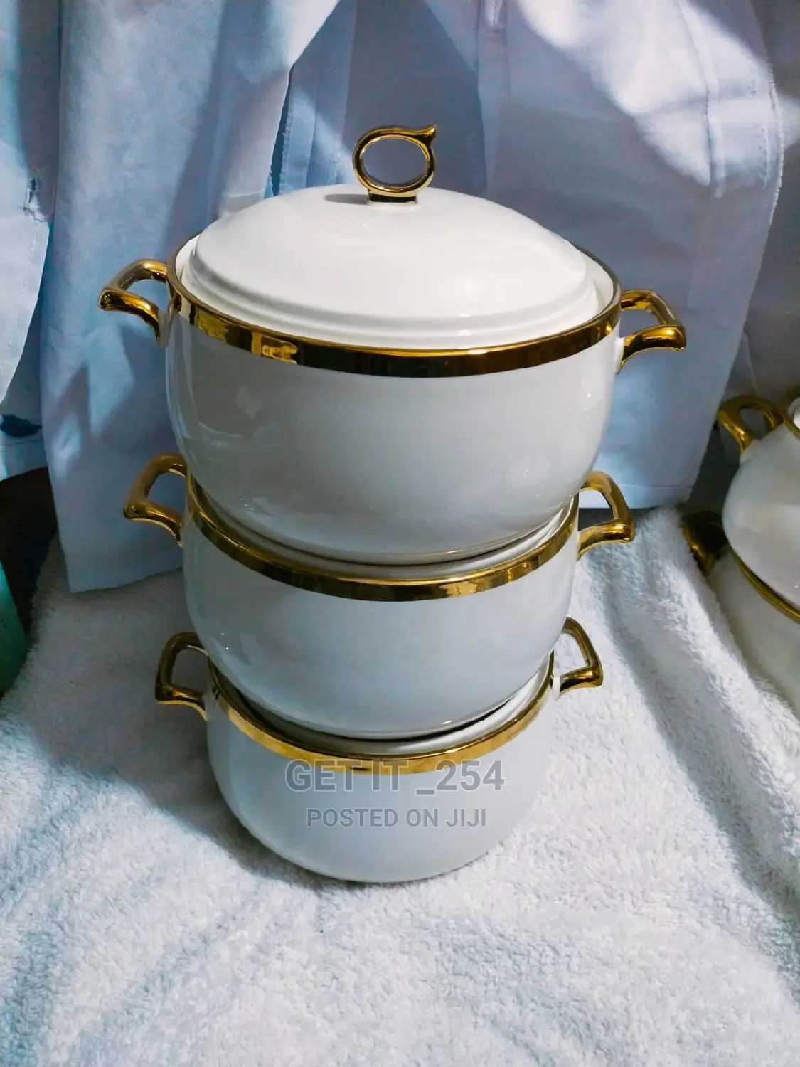3pcs Ceramic Serving Bowls Set