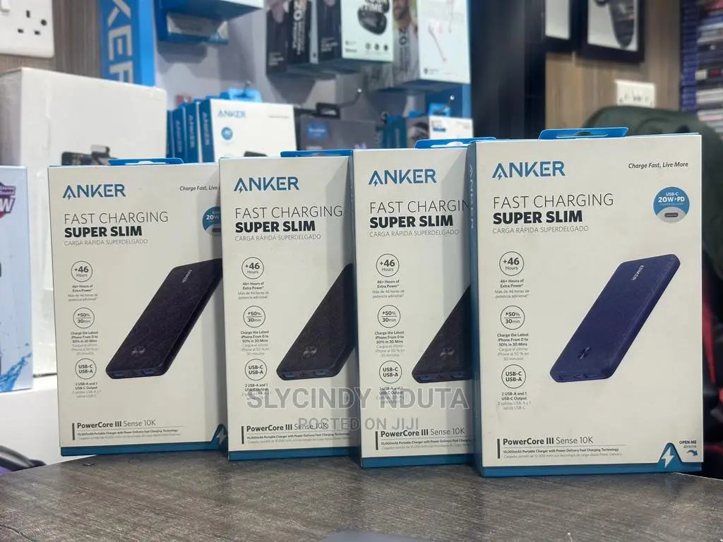 Anker Fast Charging Super Slim Powercore III Sense 