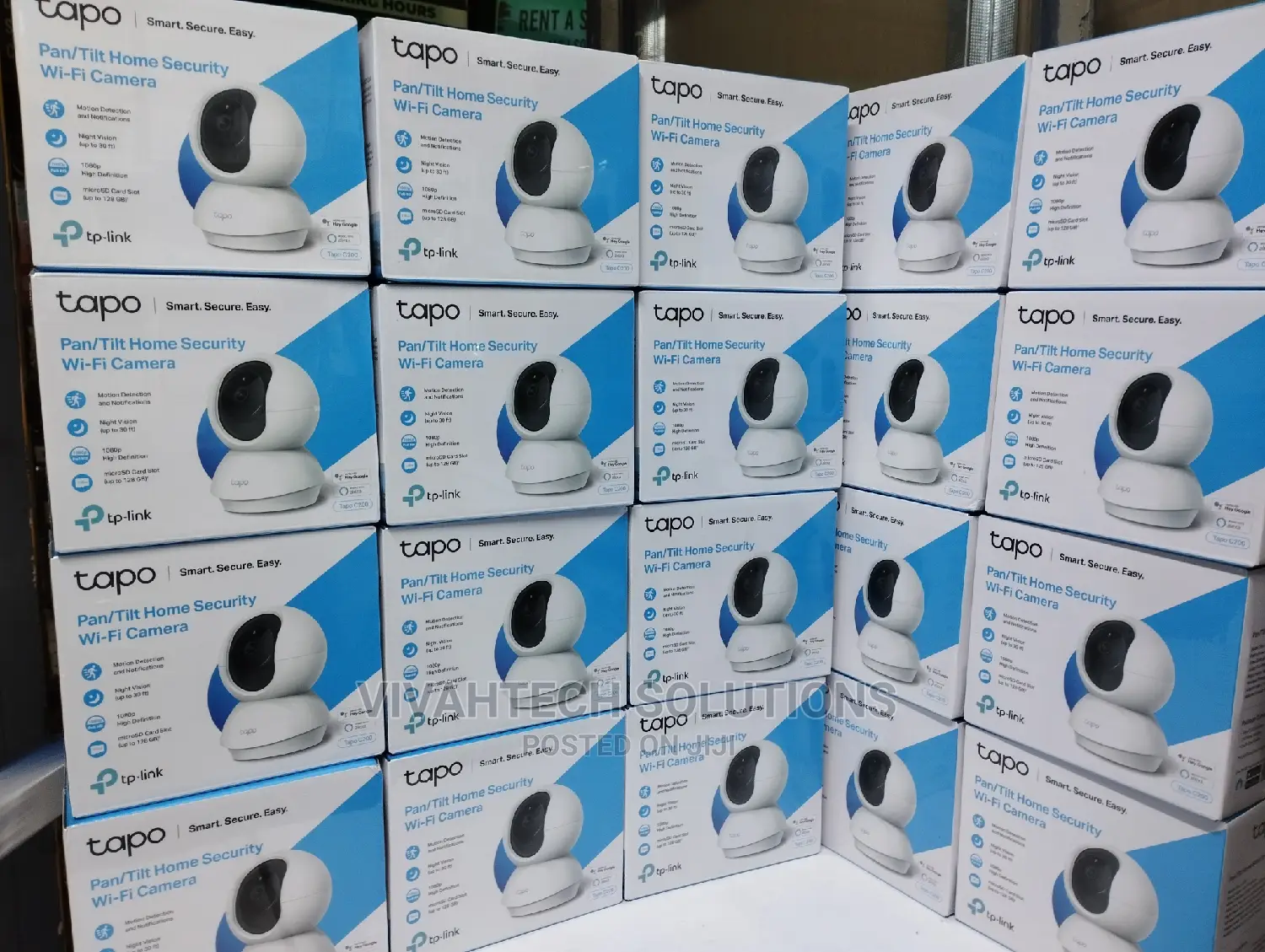 Tp-Link C200 Tapo C200 CCTV Camera Upto 512gb Sd Card