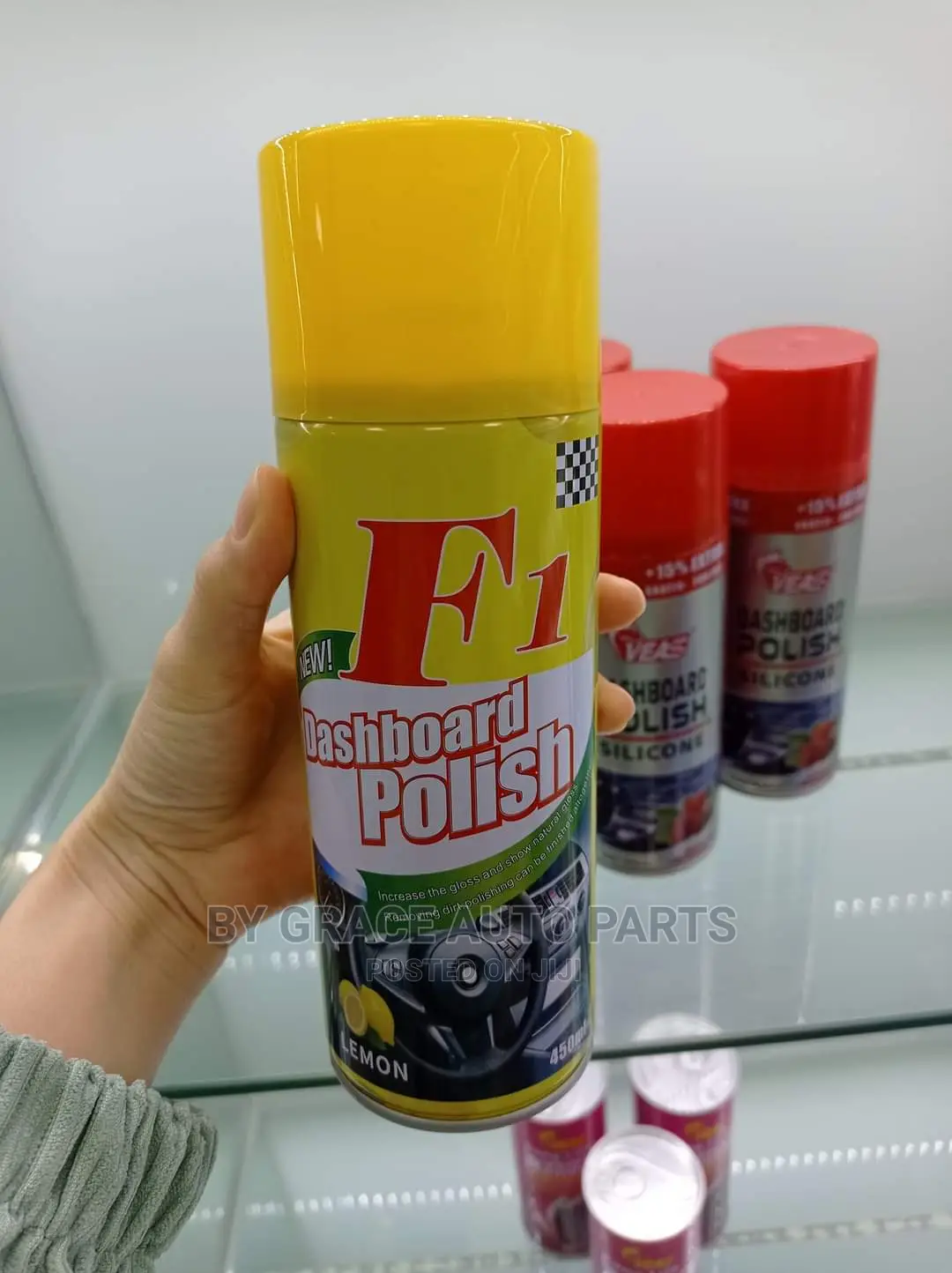 Dashboard Polish Spray F1
