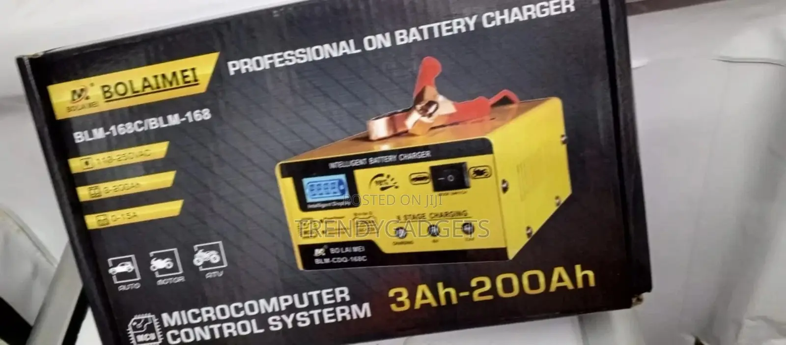 Bolaimei 12v\24v Automatic Intelligent Car Battery Charger