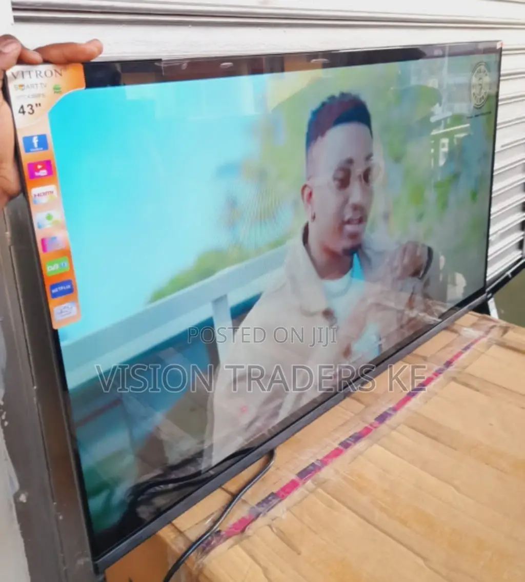 Smart Android Frameless TV Vitron 43 Inches Full Hd