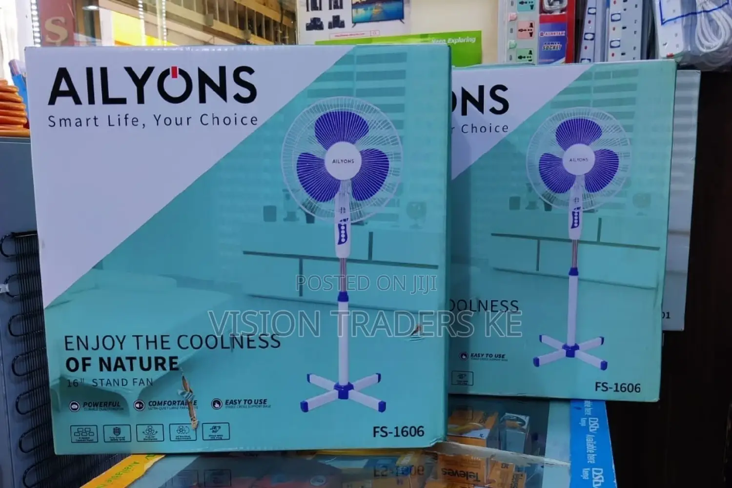 Ailyons Standing Fan 16 Inches✓