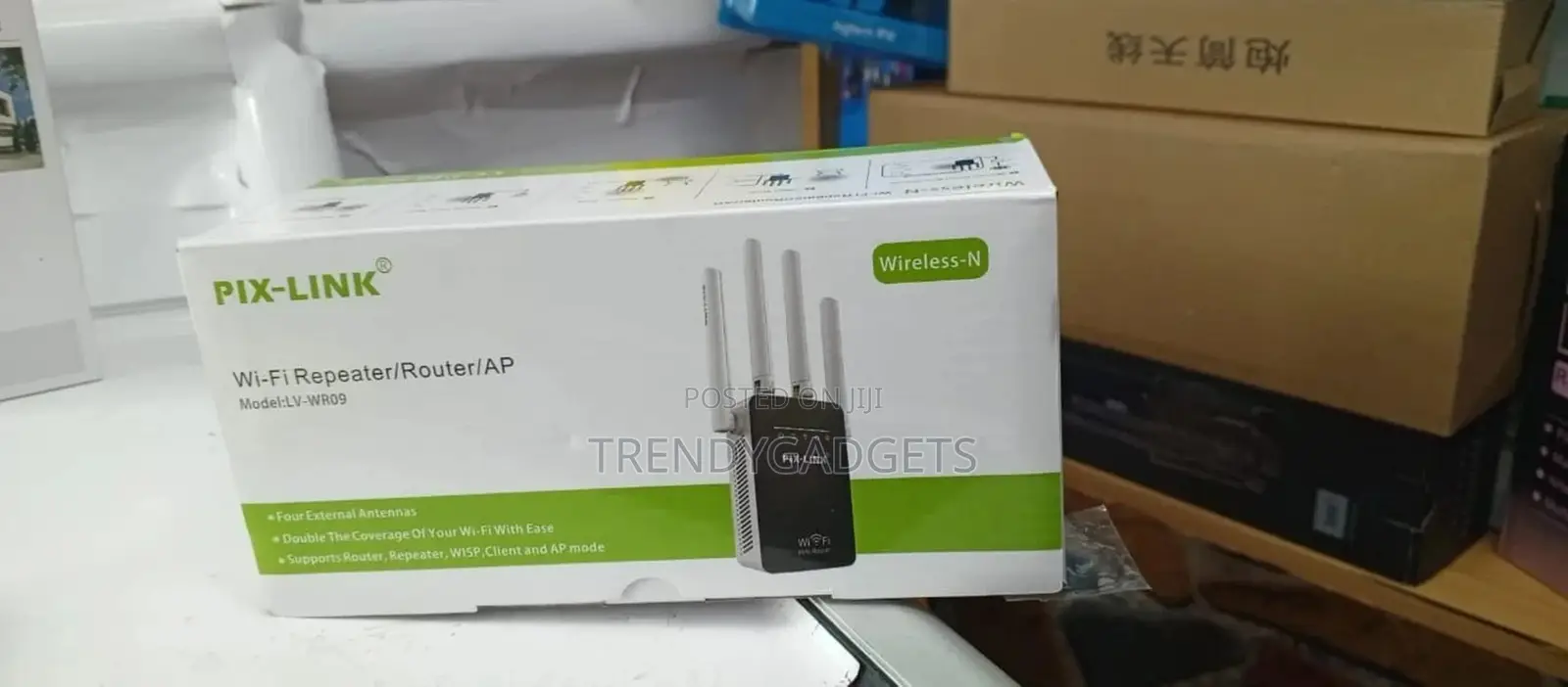 Pix Link 300mbps Wi-Fi Repeater/ Mini Router/ AP