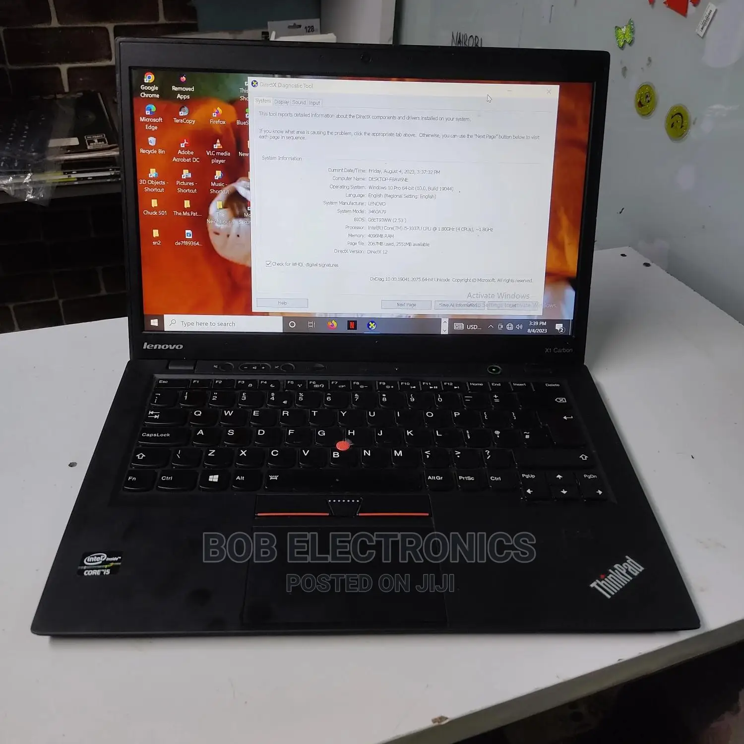 Laptop Lenovo ThinkPad X1 Carbon 4GB Intel Core I5 SSD 128GB