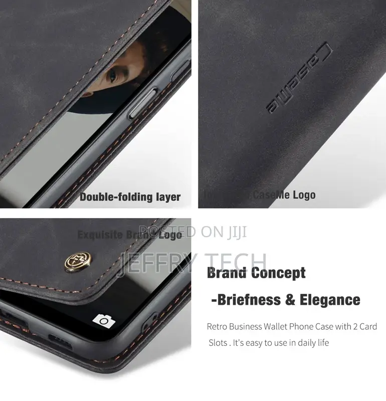 Flip Leather Case for Samsung Galaxy A32 5G Black